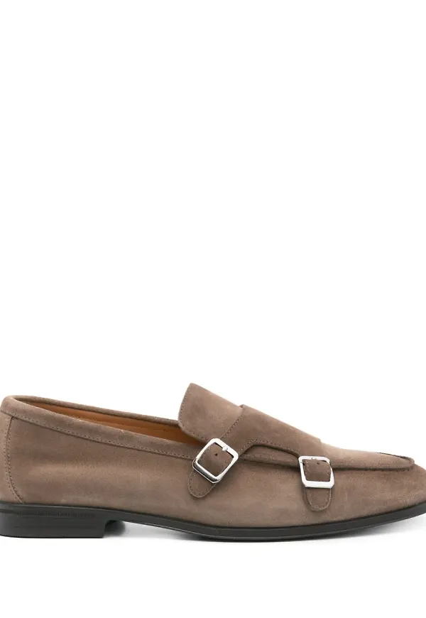 Doucal's munkskor i mocka - Brun
