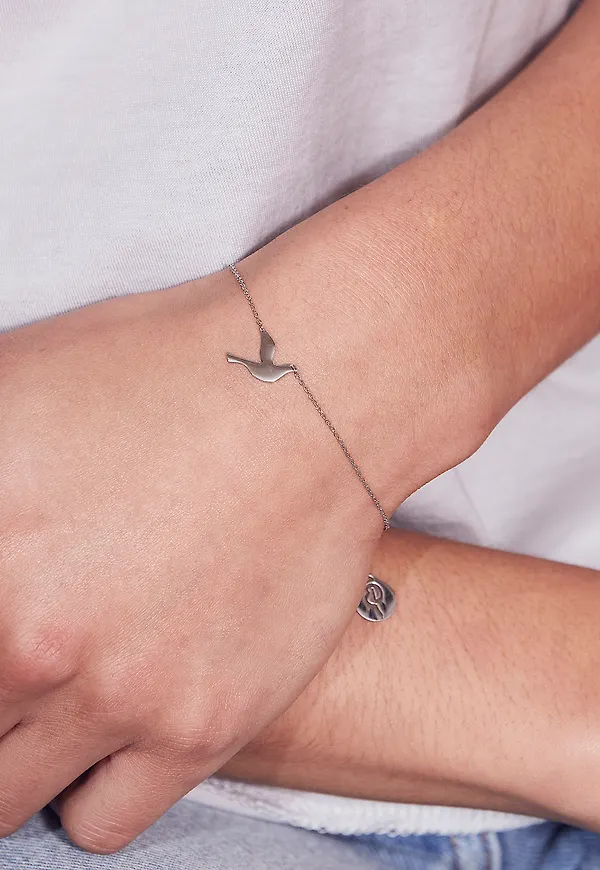 Dove bracelet steel