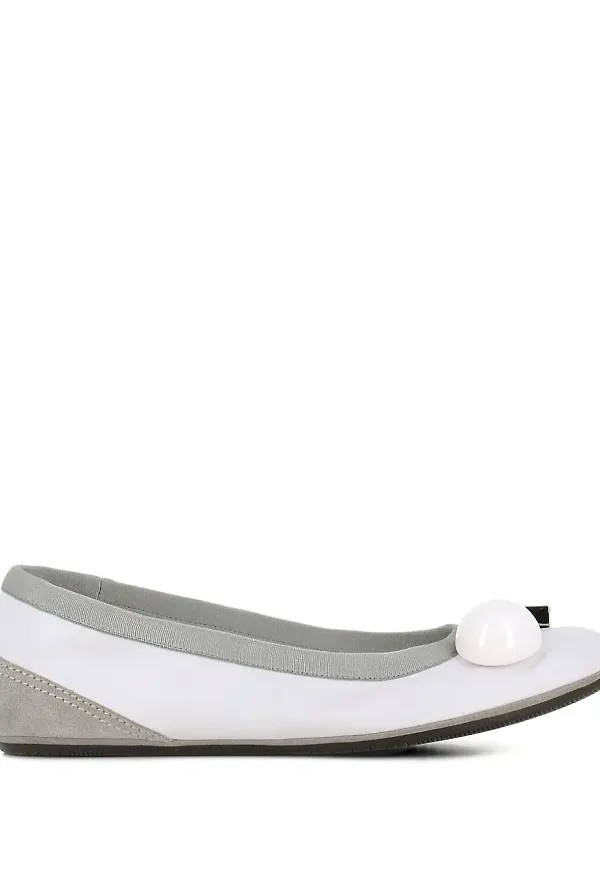 Dove Nuotano Gli Squali Becky ballerinaskor - Vit – Farfetch