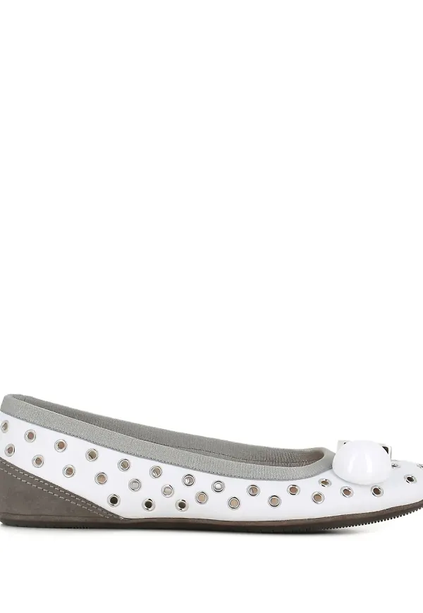 Dove Nuotano Gli Squali Becky ballerinaskor - Vit – Farfetch