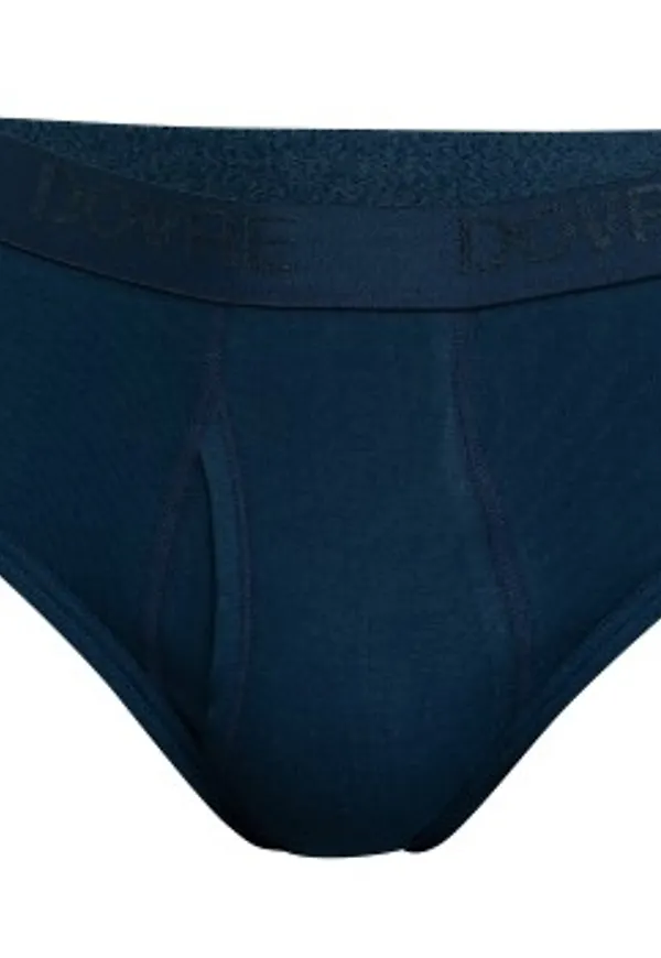 Dovre Kalsonger Brief With Fly Mörkblå bomull Small Herr