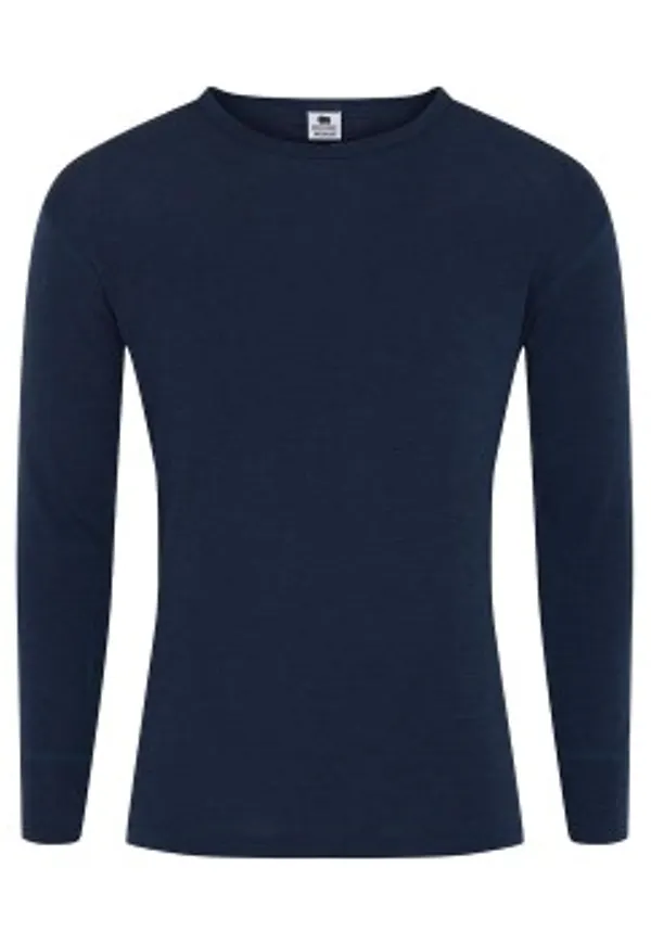 Dovre Wool Long Sleeve T-Shirt Marin ull X-Large Herr