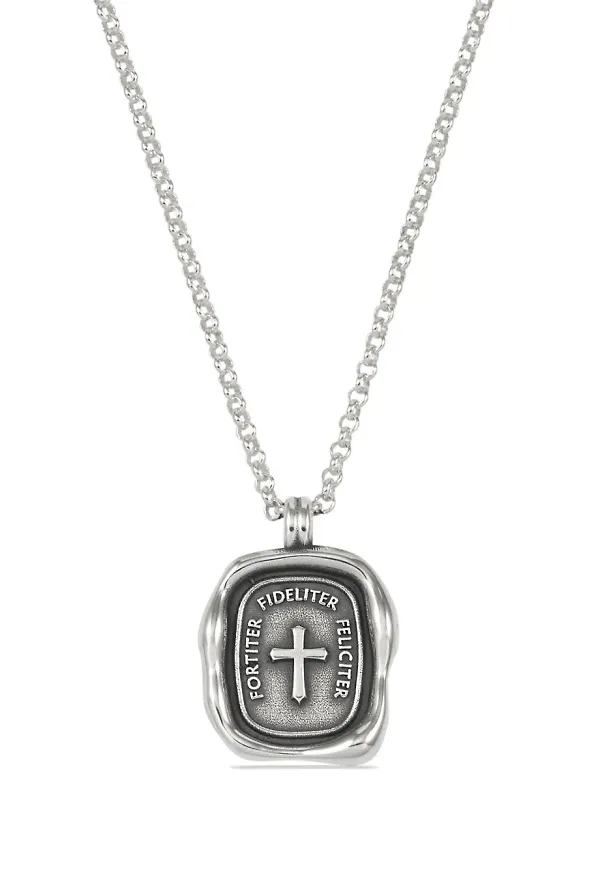 DOWER AND HALL halsband i sterlingsilver - Silverfärgad