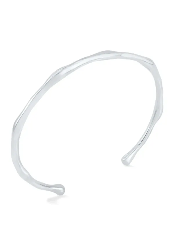 DOWER AND HALL vridet armband - Silverfärgad