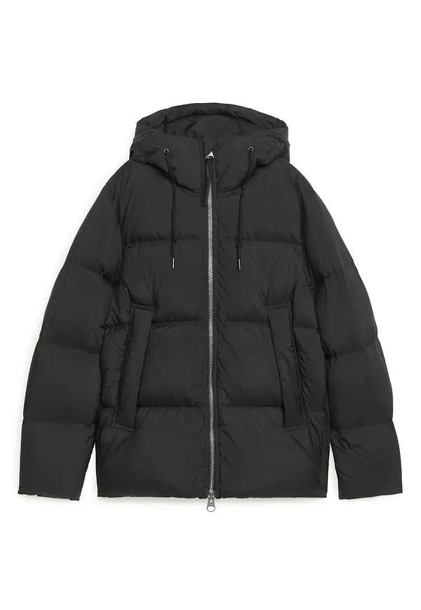 Down Puffer Jacket - Black