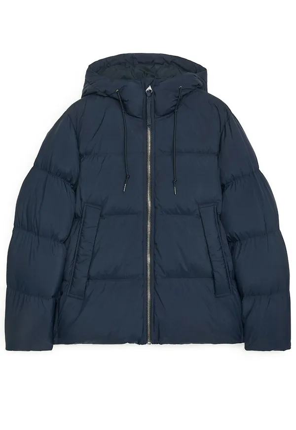Down Puffer Jacket - Blue