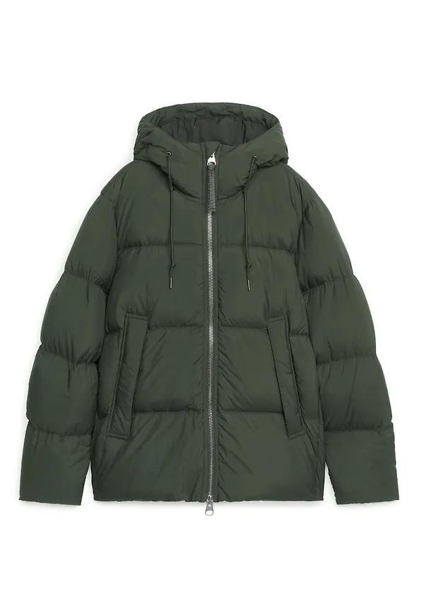 Down Puffer Jacket - Green