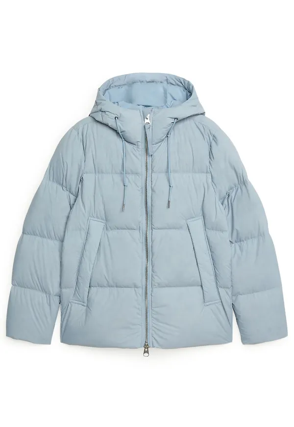 Down Puffer Jacket - Turquoise