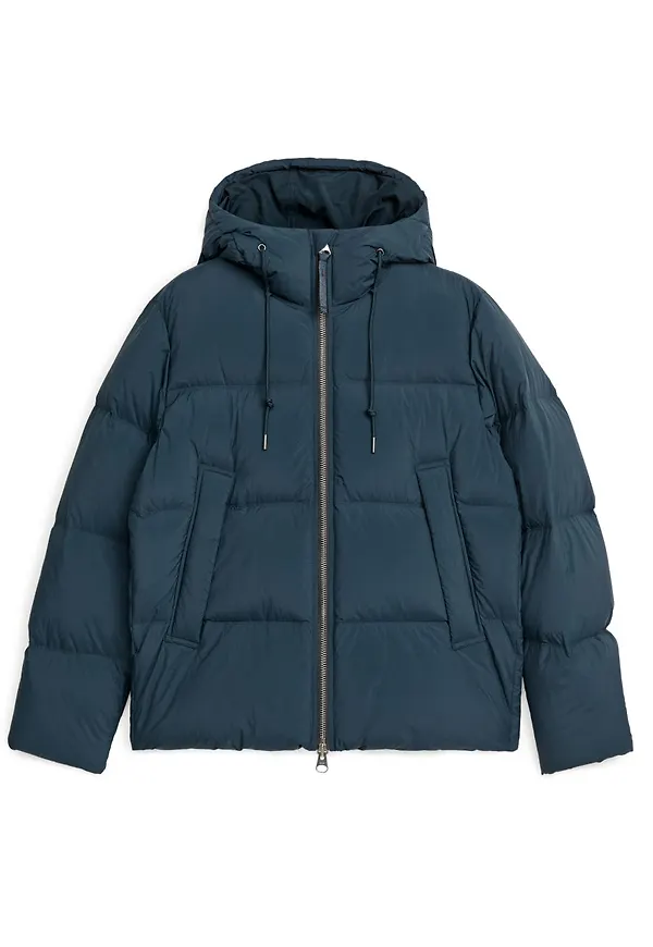 Down Puffer Jacket - Turquoise