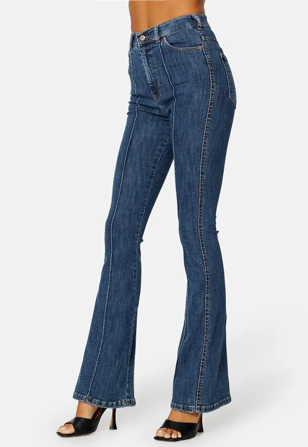 Dr. Denim Moxy Flare K38 Pyke Plain Dark XS/30
