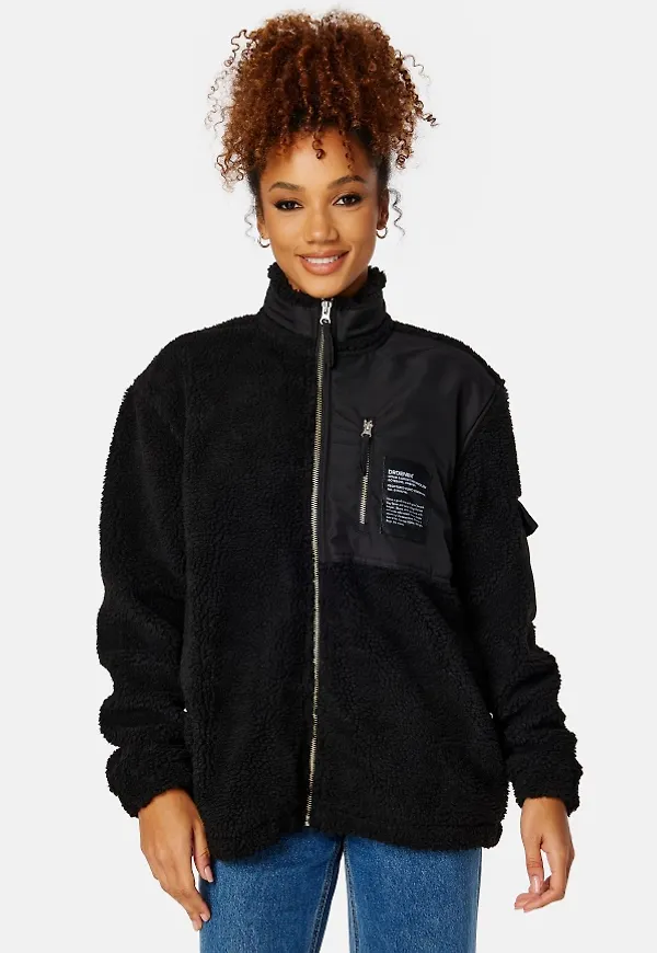 Dr. Denim Piper Pile Jacket 101 Black M