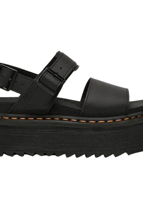 Dr. Martens Platta Sandalerer Svart, Dam