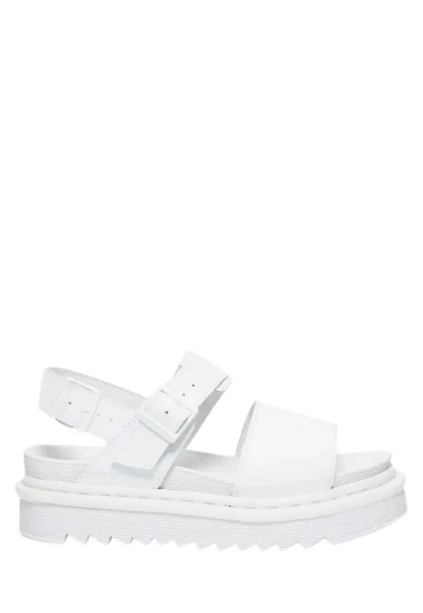 Dr. Martens Platta Sandalerer Vit, Dam
