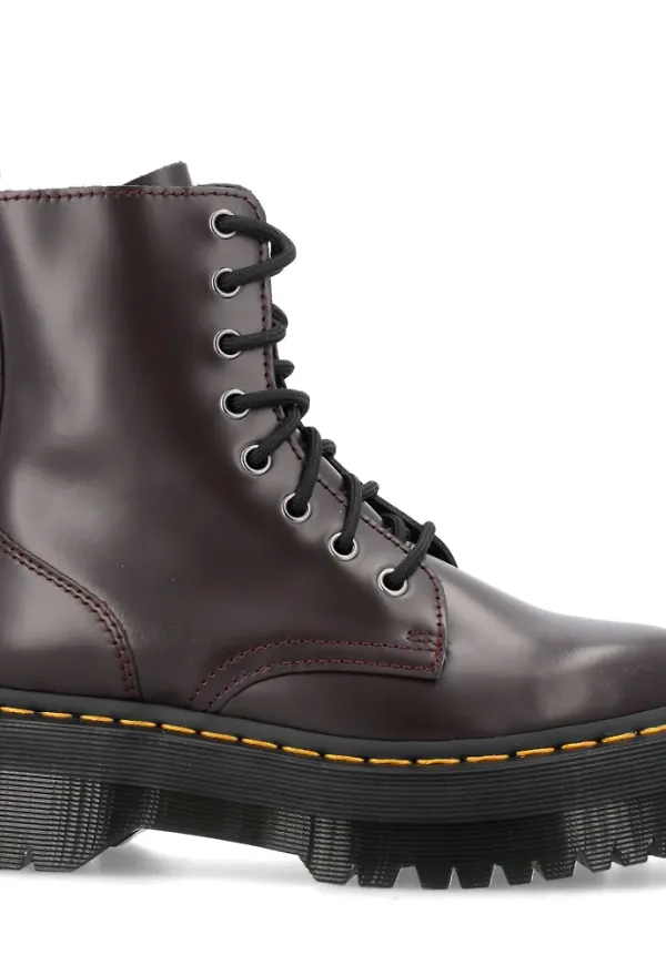 Dr. Martens Stövlar med snörning Lila, Dam