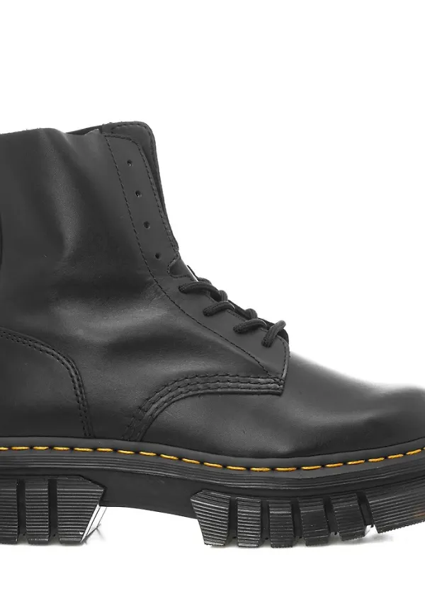 Dr. Martens Stövlar med snörning Svart, Dam