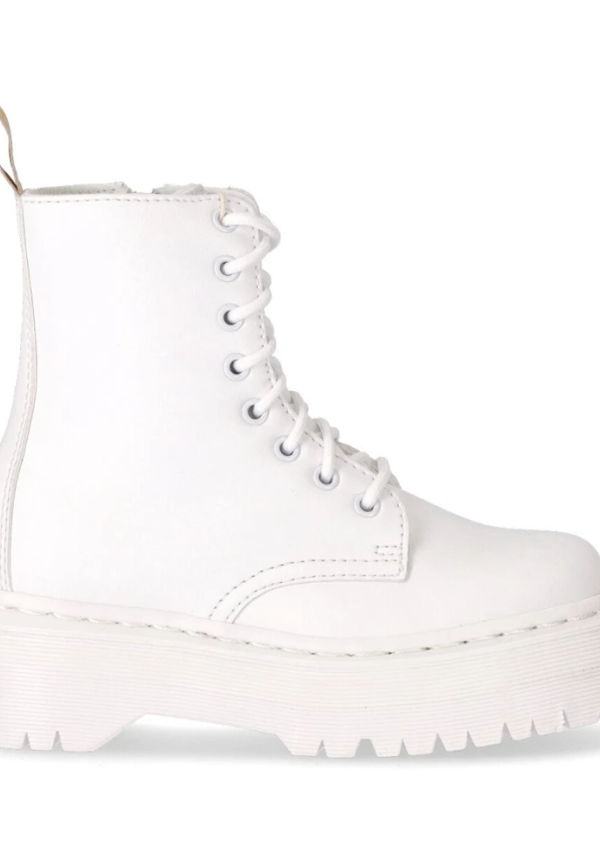 Dr. Martens Stövlar med snörning Vit, Dam