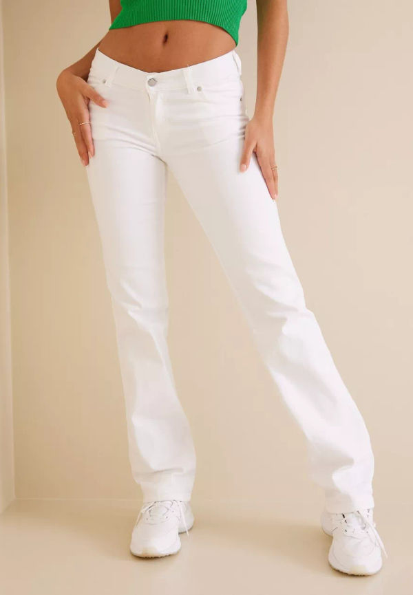 Dr Denim - Straight jeans - White - Dixy Straight - Jeans