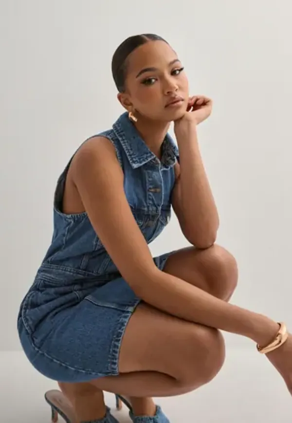 Dr Denim - Blå - Kinsley Dress