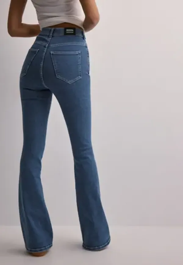 Dr Denim - Blå - Moxy Flare