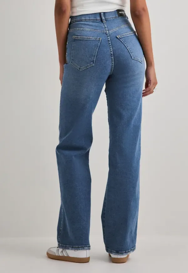 Dr Denim - Blå - Moxy Straight