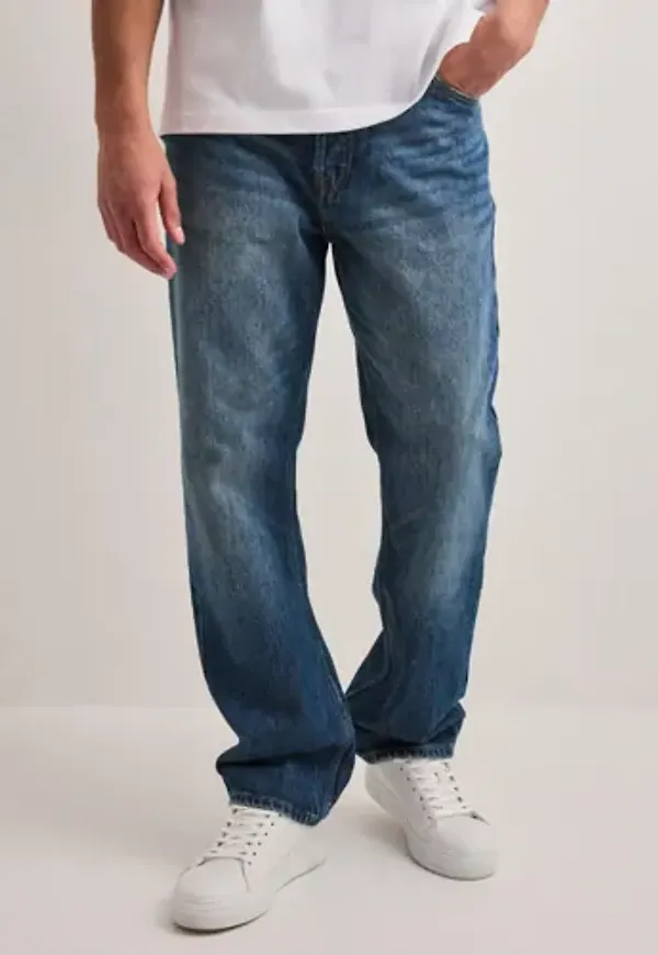 Dr Denim Dash Straight jeans Blå