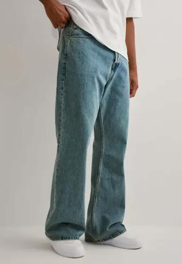 Dr Denim Rift Loose fit jeans Blå