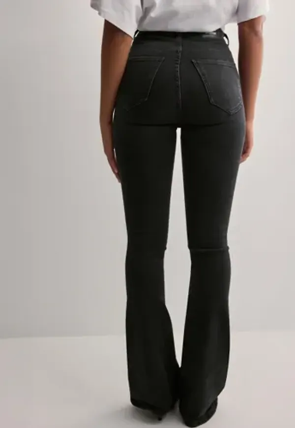 Dr Denim - Svart - Moxy Flare