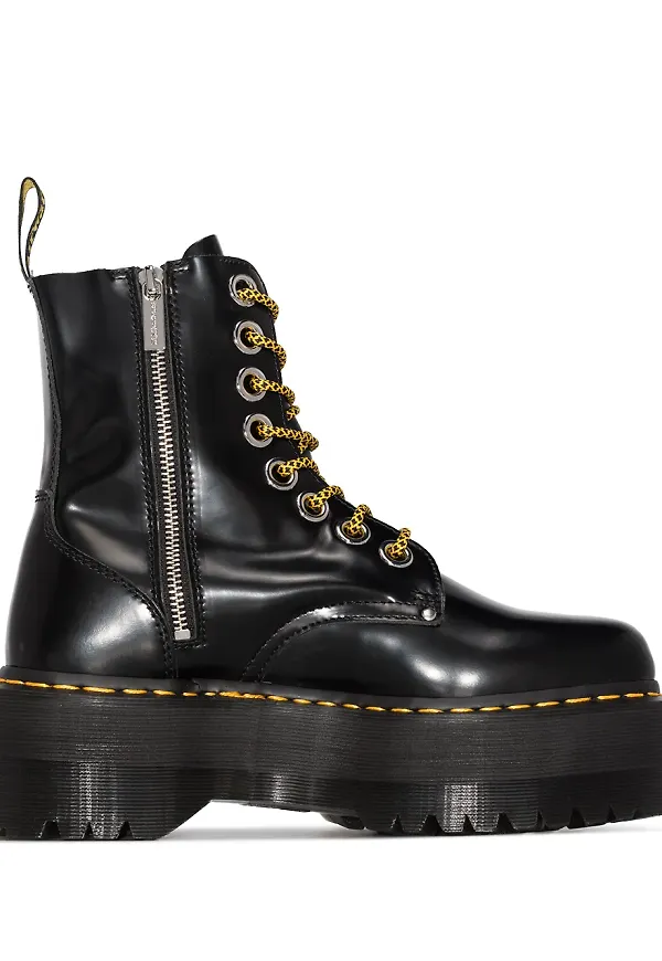 Dr. Martens Jadon platåstövlar - Svart