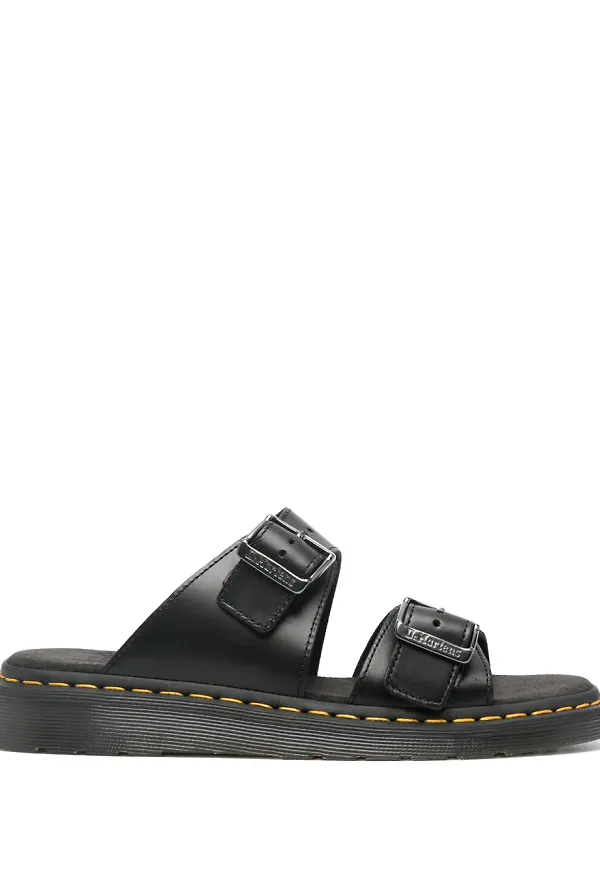 Dr. Martens Josef lädersandaler - Svart