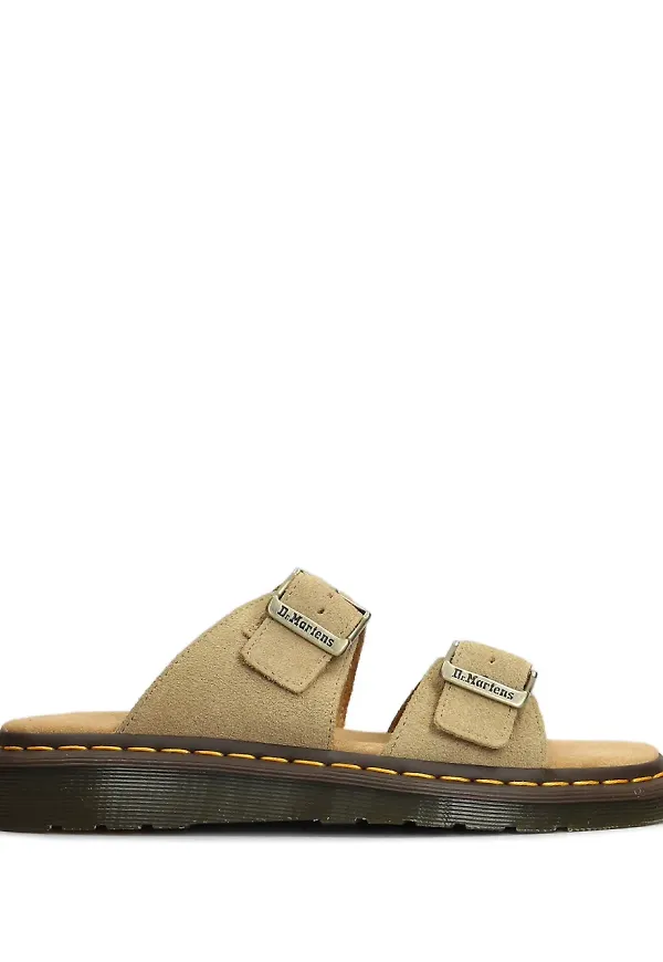 Dr. Martens tofflor i mocka - Neutral