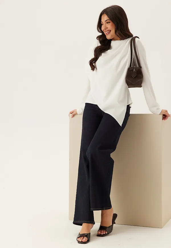 Draped Cape Blouse