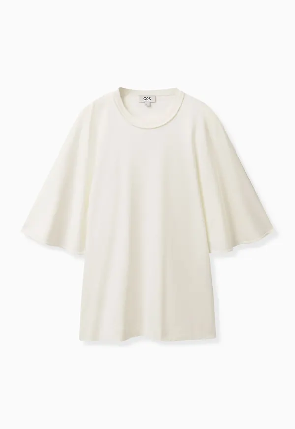 DRAPED SLEEVE T-SHIRT