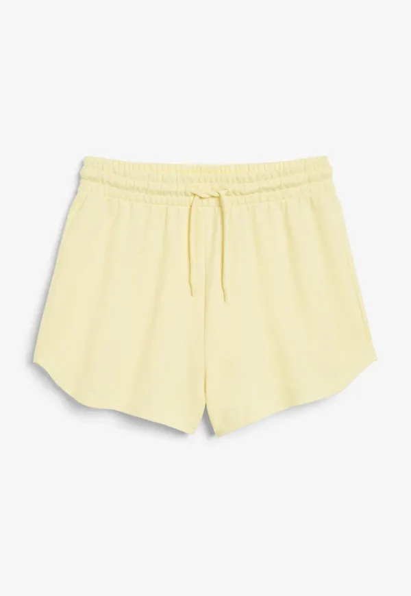 Drawstring shorts - Yellow