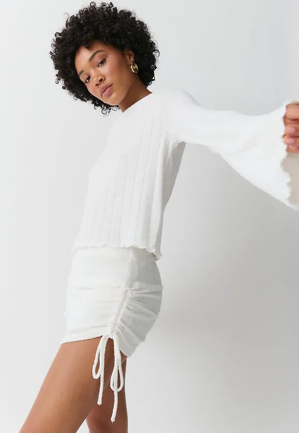 Drawstring skirt