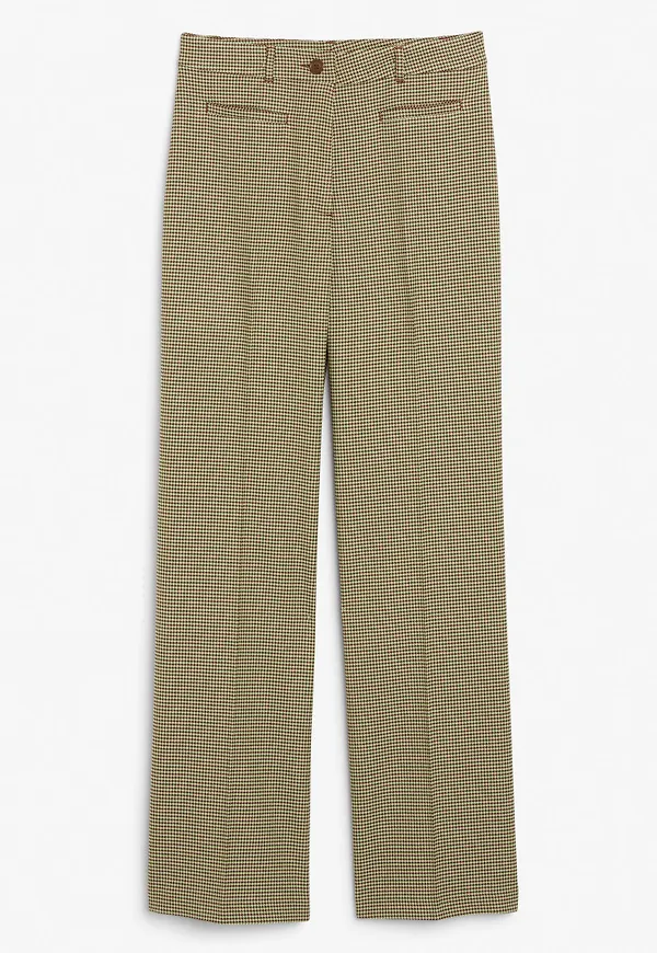 Dressy wide leg trousers - Beige