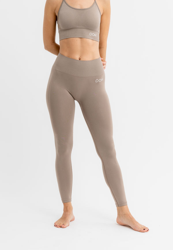 Drop Of Mindfulness Natalia Seamless Tights, Träningstights i storlek XL och färg Beige