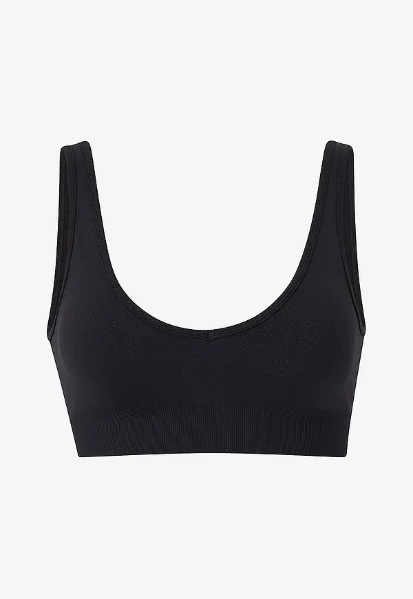 Drop Of Mindfulness - Sport-bh Seamless Deep V Bra - Svart