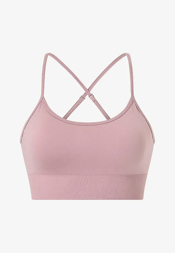 Drop Of Mindfulness - Sport-bh Signature Seamless Bra - Lila