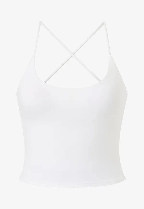 Drop Of Mindfulness - Träningslinne Butter Soft Singlet - Vit