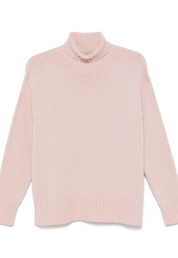 Drumohr polotröja i ull - Rosa