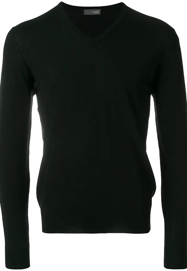 Drumohr V-neck jumper - Svart