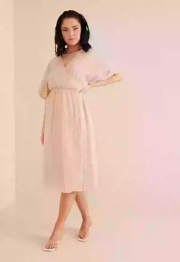 Dry Lake Florence Dress Omlottklänningar Pink