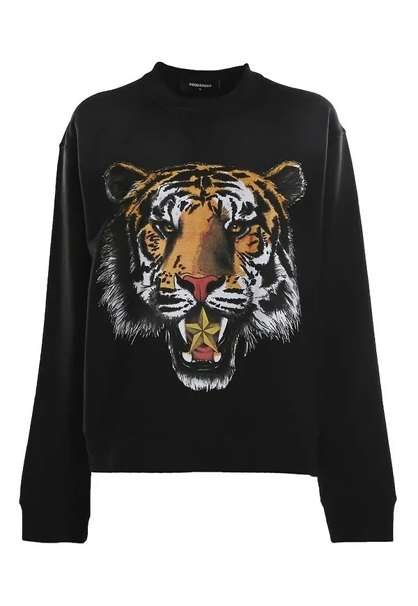 Dsquared2 - Hoodies - Svart - Dam - Storlek: L,S