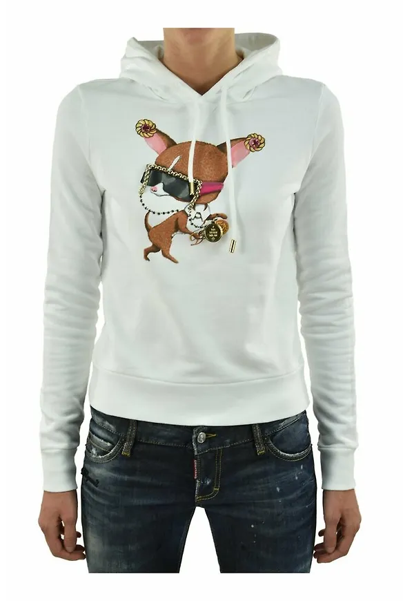 Dsquared2 - Hoodies - Vit - Dam - Storlek: L,M