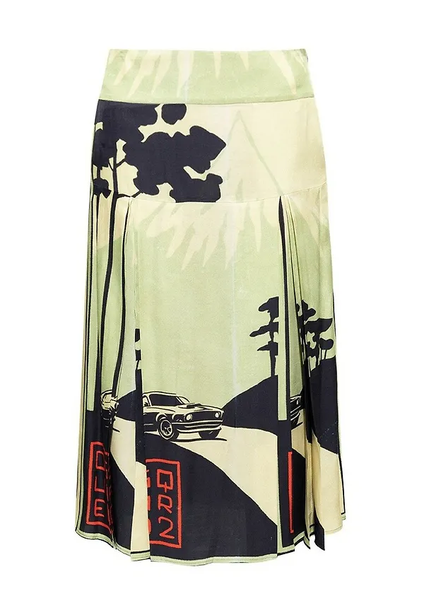 Dsquared2 - Midikjolar - Grön - Dam - Storlek: S,Xs