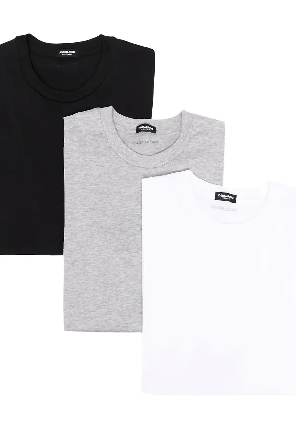 Dsquared2 3-pack t-shirts - Svart