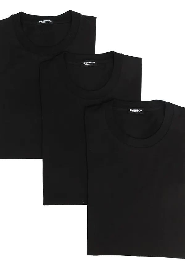 Dsquared2 3-pack t-shirts - Svart