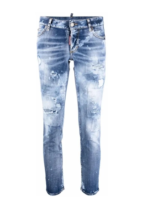 Dsquared2 5 fickor jeans Blå, Dam