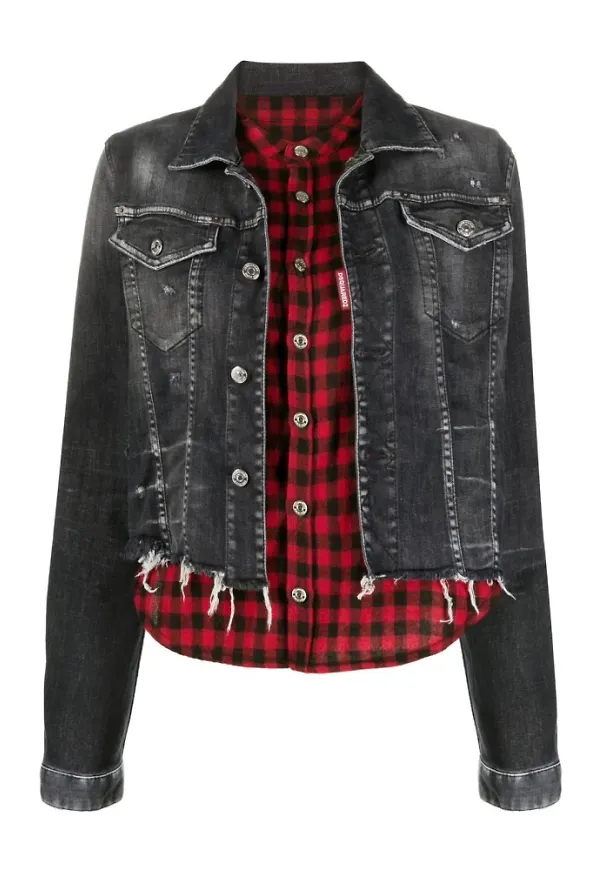Dsquared2, Jacka, Dam, S, Denim, Denimjacka