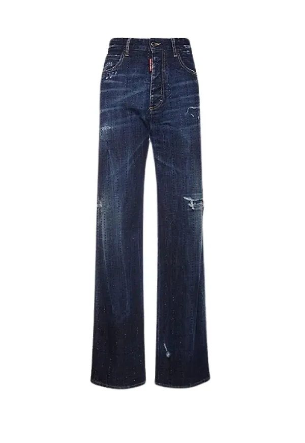 Dsquared2, Jeans, Dam, 3Xs, Bomull, Flared Jeans
